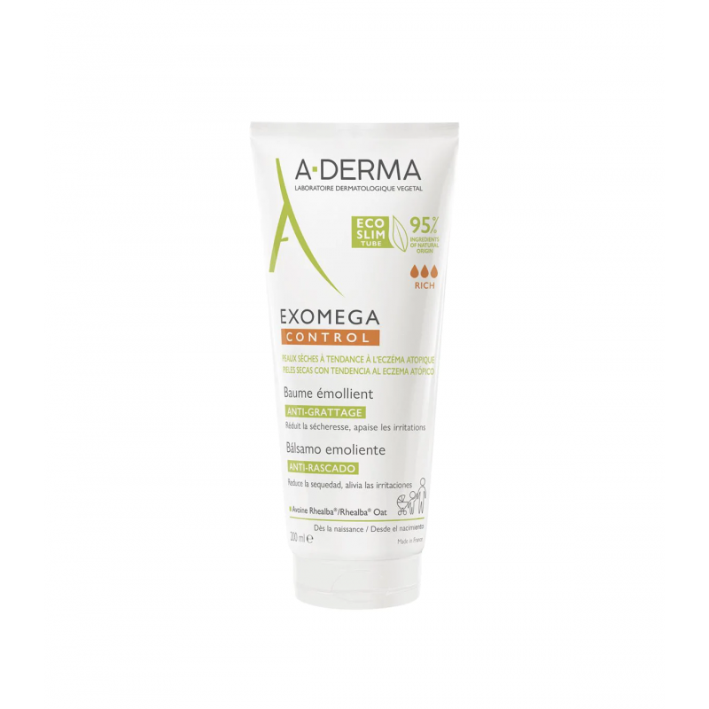 A-Derma Exomega Control Balsamo Emolliente Anti-Grattage 200ml A-Derma Exomega Control Balsamo Emolliente Anti-Grattage 200ml