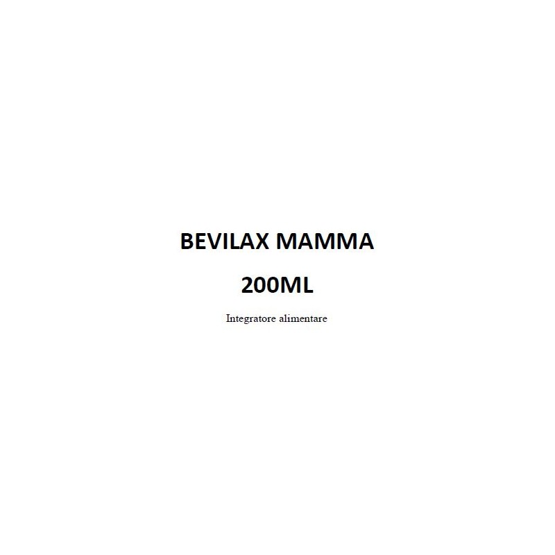 Bevilax Mamma Integratore per L'Intestino 200ml