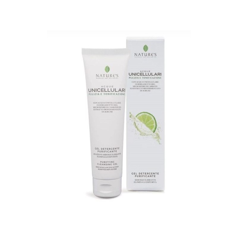Tubo Bios Line Nature's Acque Unicellulari Gel Detergente Purificante 150ml Tubo Bios Line Nature's Acque Unicellulari Gel Detergente Purificante 150ml