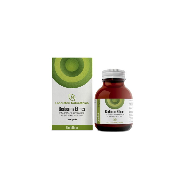 Berberina Ethics Integratore Ricostituente per Digestione, Fegato e Intestino 60 Capsule Berberina Ethics Integratore Ricostituente per Digestione, Fegato e Intestino 60 Capsule