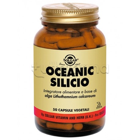 Solgar Oceanic Silicio Integratore Ossa Capelli e Unghie 50 Capsule Vegetali Solgar Oceanic Silicio Integratore Ossa Capelli e Unghie 50 Capsule Vegetali
