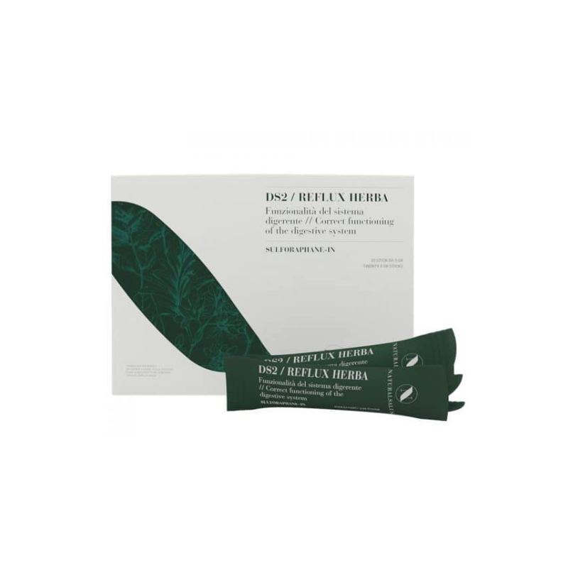 Naturalsalus DS2 Ref Lux Herba Integratore Reflusso e Acidità Gastrica 20 Stick