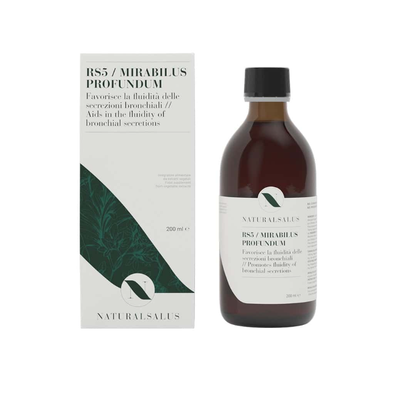 Naturalsalus RS5 Mirabilus Profundum Integratore Tosse e Bronchite 200ml Naturalsalus RS5 Mirabilus Profundum Integratore Tosse e Bronchite 200ml