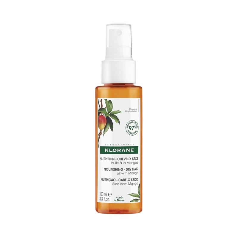 Klorane Olio Al Mango per i Capelli Secchi 100ml Klorane Olio Al Mango per i Capelli Secchi 100ml