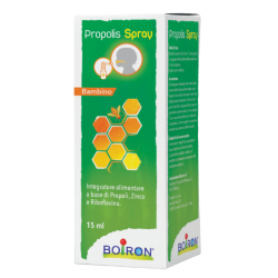 Boiron Propolis Spray con Propoli per Mal di Gola per Bambini 15ml Boiron Propolis Spray con Propoli per Mal di Gola per Bambini 15ml