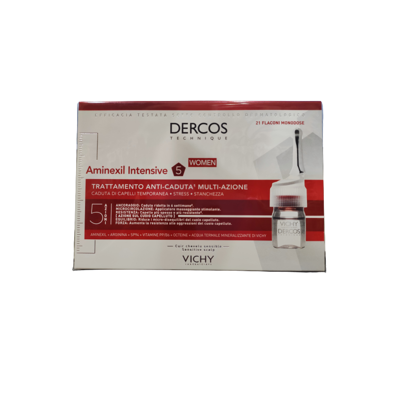 Vichy Dercos Aminexil Pro Anti-Caduta Capelli Donna 21 Fiale