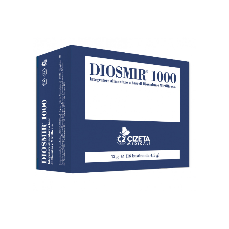 Diosmir 1000 Integratore per Circolazione 16 Bustine Diosmir 1000 Integratore per Circolazione 16 Bustine