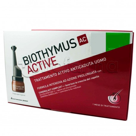 Biothymus Trattamento Anti caduta Capelli Uomo 15 Fiale