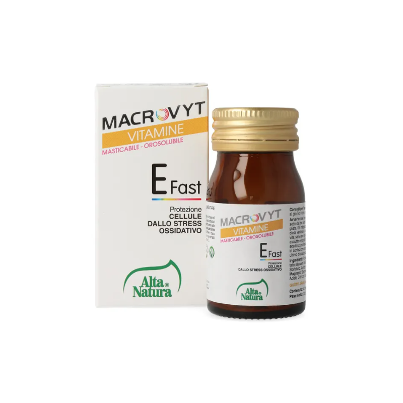 Macrovyt Vitamina E Fast Integratore Antiossidante 40 Compresse