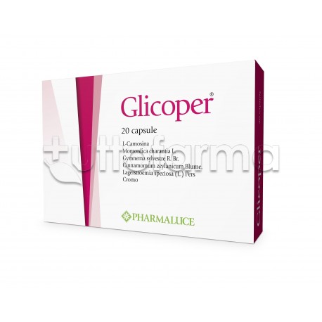 scatola Glicoper Integratore per Controllo Glicemia 30 Capsule