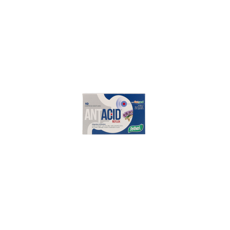 Antiacid Reflux Integratore per Acidità dello Stomaco 10 Compresse Antiacid Reflux Integratore per Acidità dello Stomaco 10 Compresse