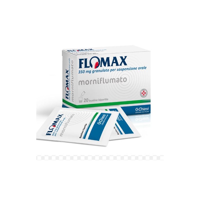 Flomax 350mg Granulato Sospensione Orale per Mal di Gola 20 Bustine
