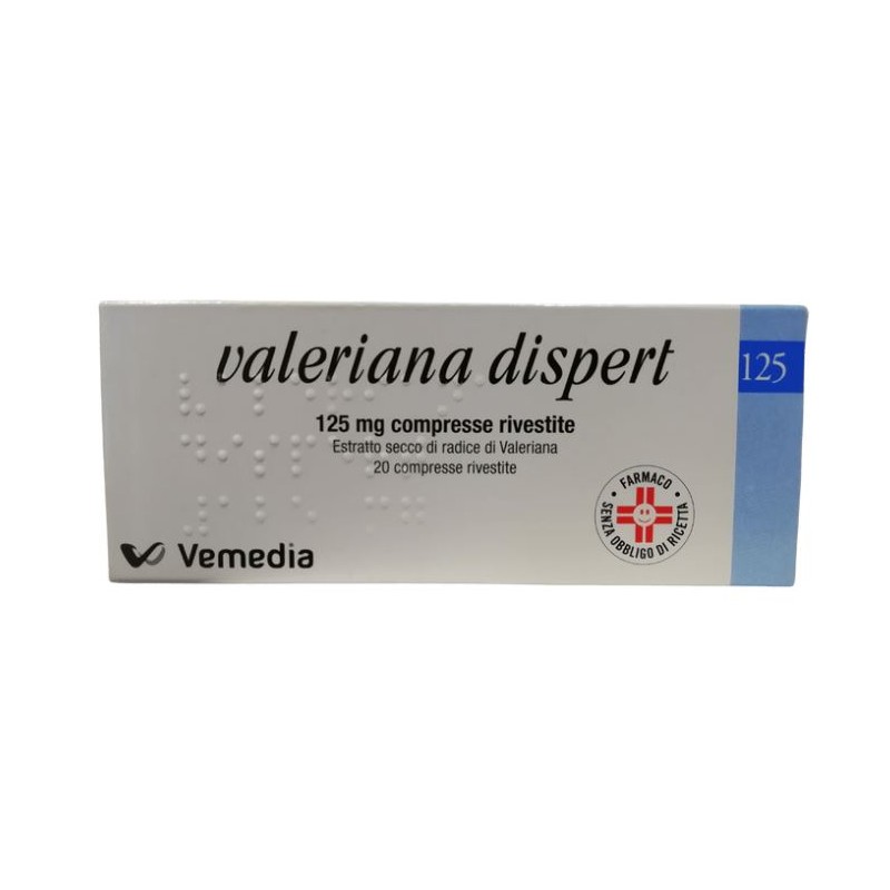 Valeriana Dispert Tranquillante Naturale per Ansia e Insonnia 20 Compresse 125 mg