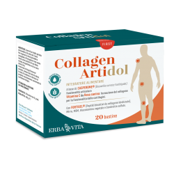 Erba Vita Collagen Artidol Integratore per le Articolazioni 20 Bustine Erba Vita Collagen Artidol Integratore per le Articolazioni 20 Bustine