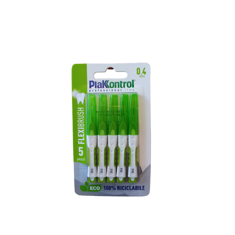 Plakkontrol Flexi Brush 04 Scovolino Interdentale 5 Pezzi Plakkontrol Flexi Brush 04 Scovolino Interdentale 5 Pezzi