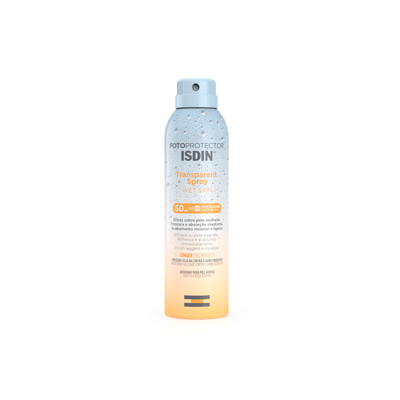 Isdin Fotoprotector Wet Skin Spray Trasparente Corpo SPF50 250ml