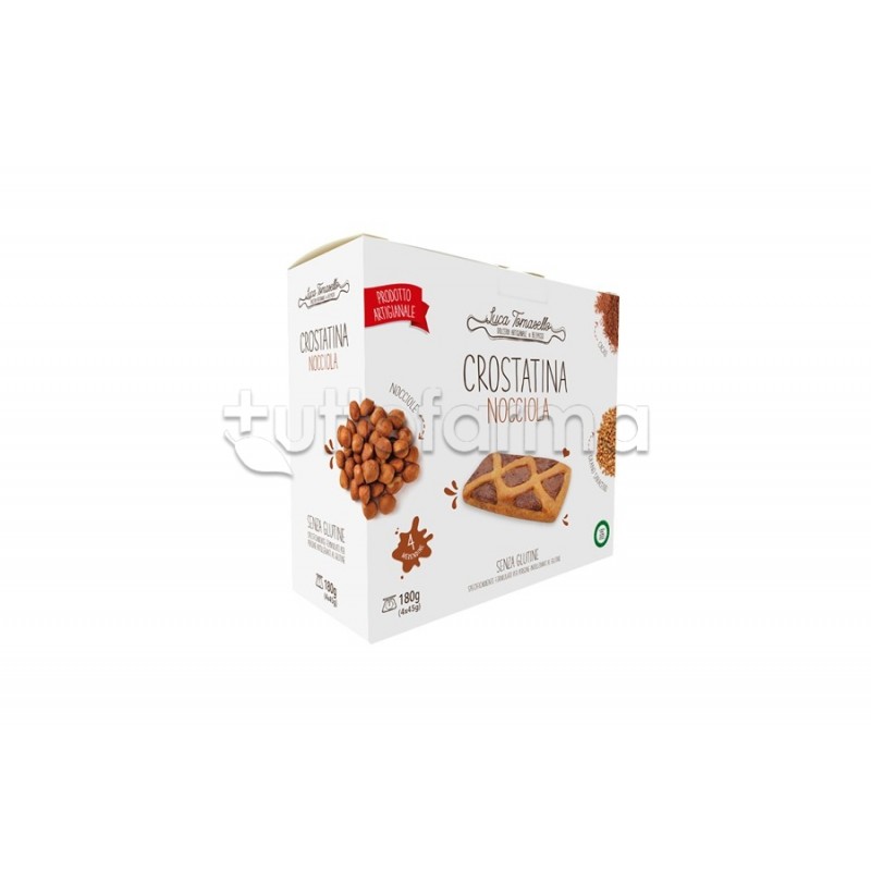 Luca Tomasello Crostatina alla Nocciola Senza Glutine 180g Luca Tomasello Crostatina alla Nocciola Senza Glutine 180g