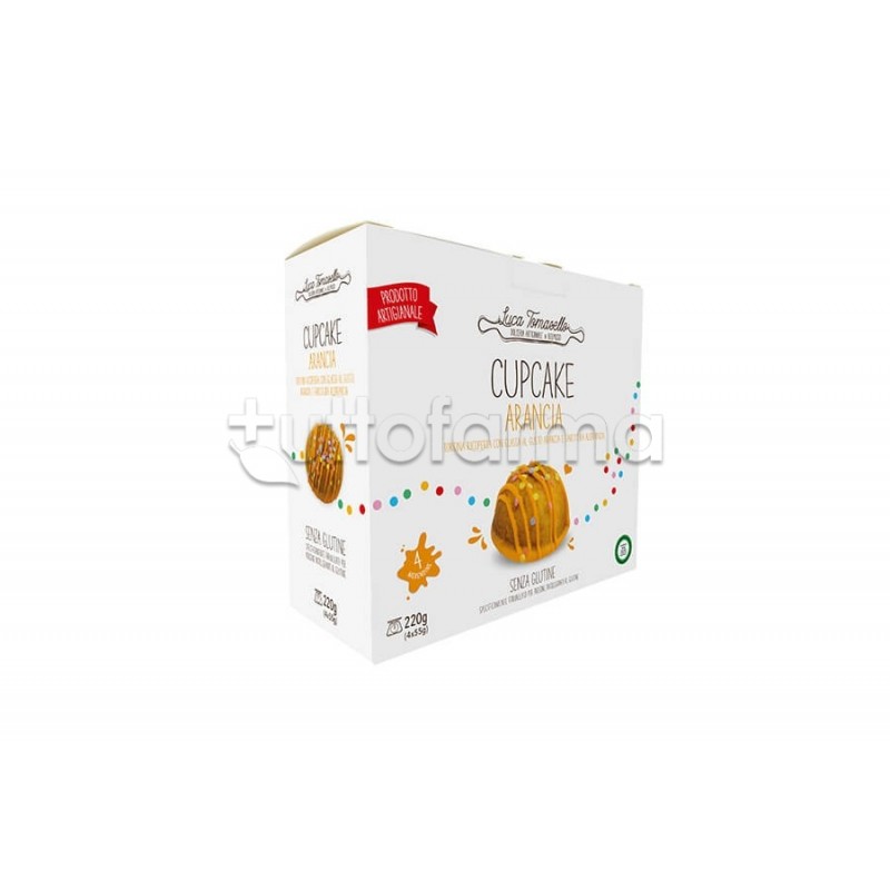 Luca Tomasello Cupcake all'Arancia Senza Glutine 220g Luca Tomasello Cupcake all'Arancia Senza Glutine 220g