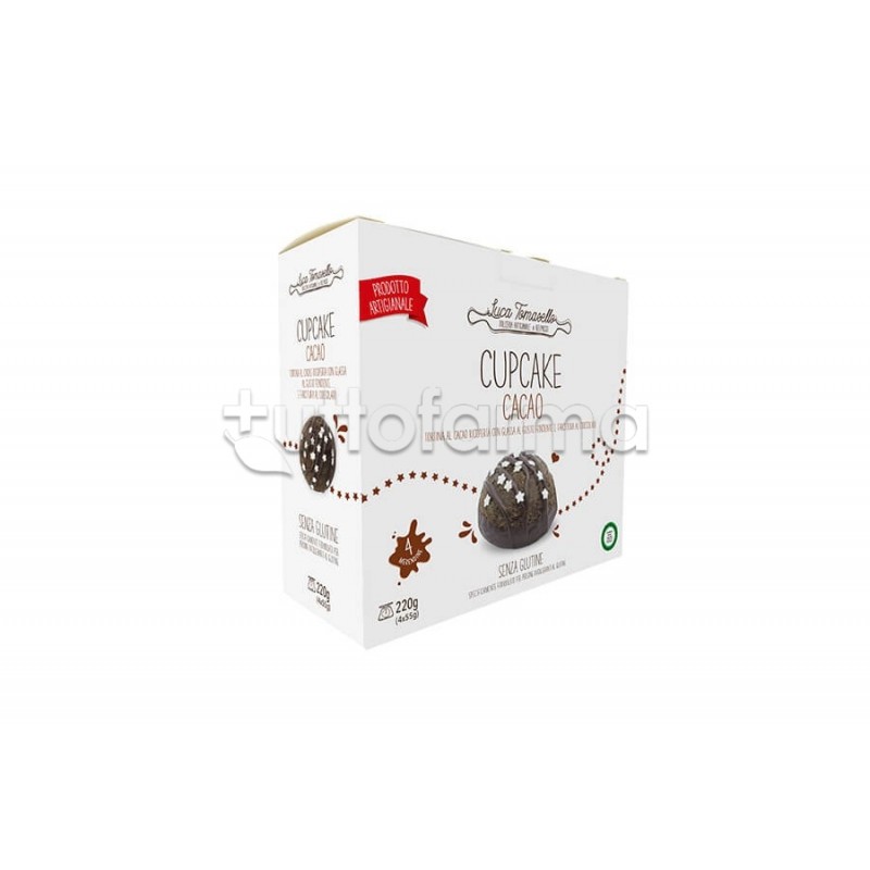 Luca Tomasello Cupcake al Cioccolato Senza Glutine 220g Luca Tomasello Cupcake al Cioccolato Senza Glutine 220g