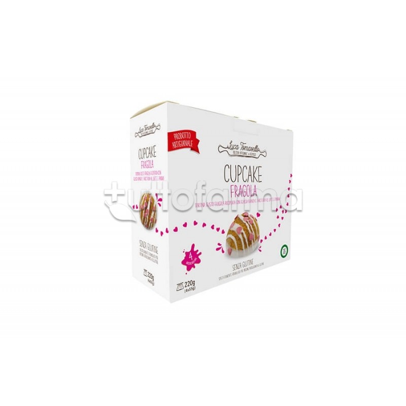 Luca Tomasello Cupcake alla Fragola Senza Glutine 220g Luca Tomasello Cupcake alla Fragola Senza Glutine 220g