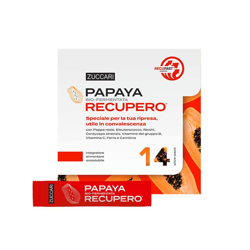 Zuccari Papaya Recupero Integratore Ricostituente 14 Stick