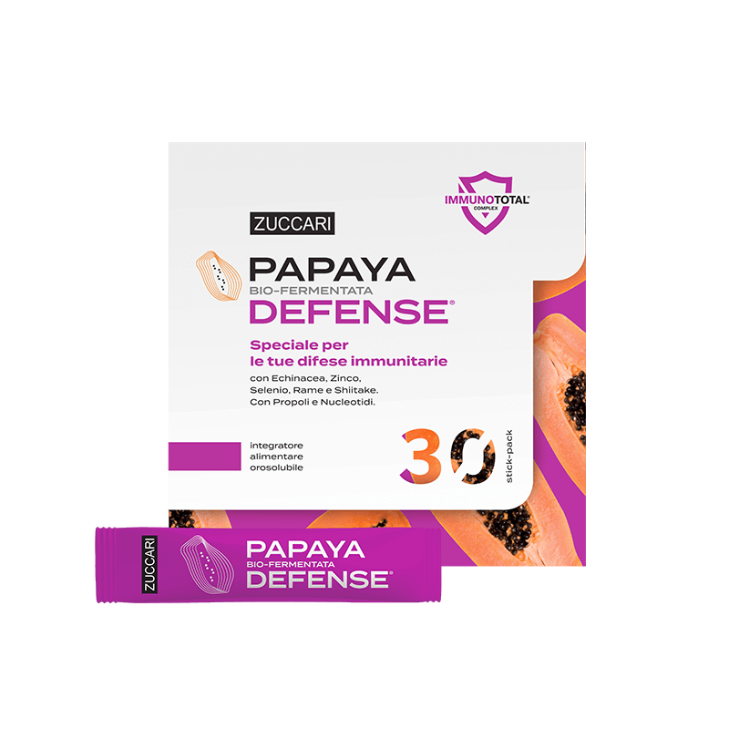 Zuccari Papaya Defense Integratore per Difese Immunitarie 30 Stick