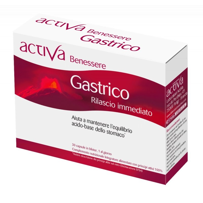 Benessere Gastrico Integratore per Acidità di Stomaco 30 Capsule