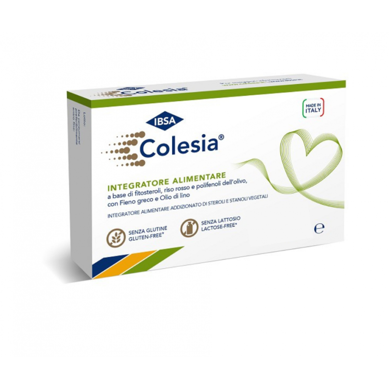 Ibsa Colesia Integratore per il Colesterolo 60 Capsule Molli Formato Convenienza