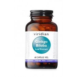 Natur Viridian Ginkgo Leaf Extract Integratore per Memoria 60 Capsule Natur Viridian Ginkgo Leaf Extract Integratore per Memoria 60 Capsule