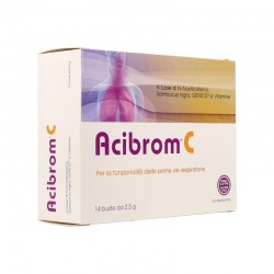 Acibrom C Integratore per Vie Respiratorie 14 Bustine Acibrom C Integratore per Vie Respiratorie 14 Bustine