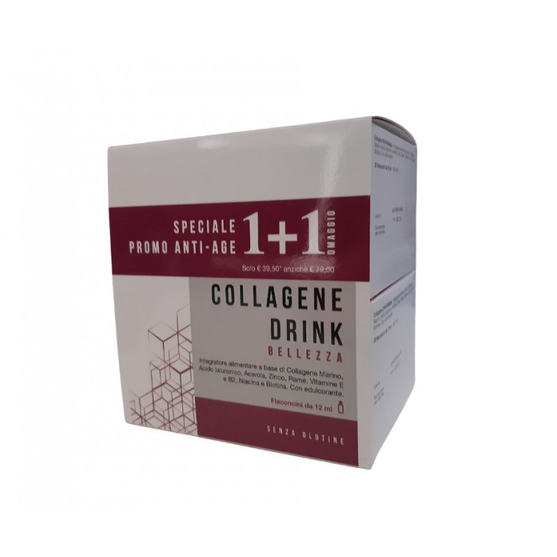 FPR Collagene Drink Integratore per la Pelle 40 Flaconcini Offerta Speciale 1+1