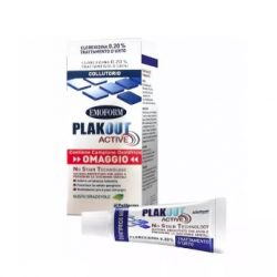 Plak Out Active 0,20% Collutorio 200ml + Dentifricio Omaggio 6ml Plak Out Active 0,20% Collutorio 200ml + Dentifricio Omaggio 6ml