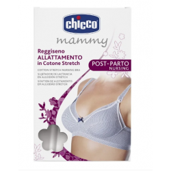Chicco Mammy Reggiseno Cotone per Allattamento Bianco 3C