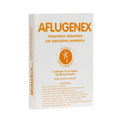 Aflugenex Bromatech Integratore 24 Capsule Formato Convenienza