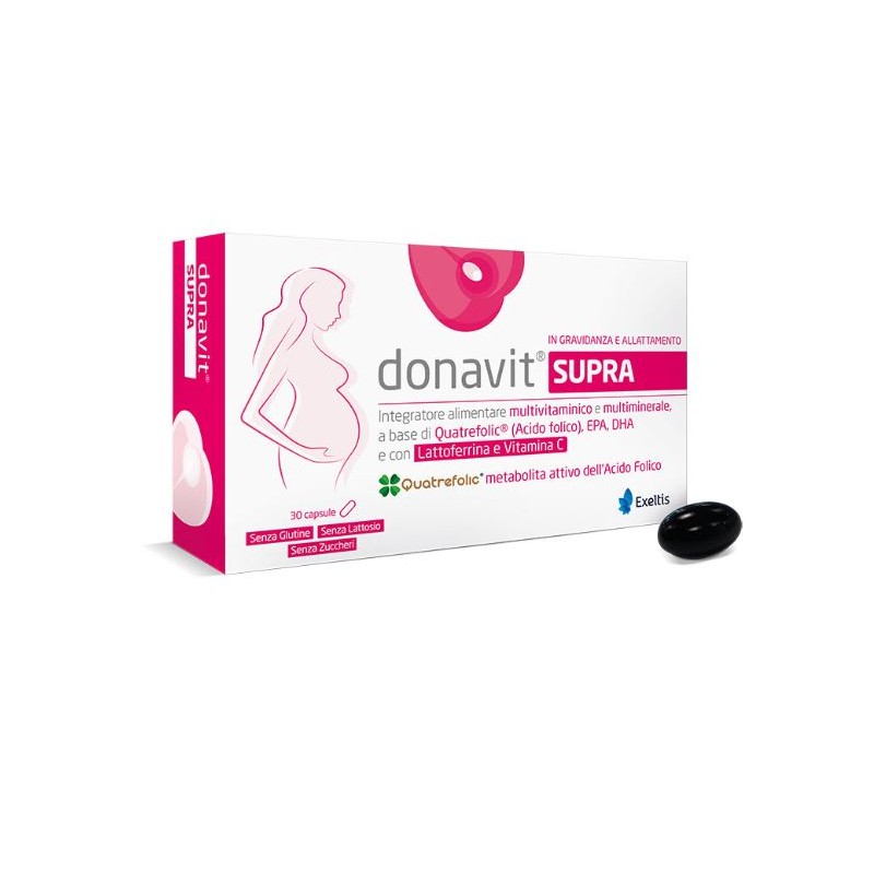 Donavit Supra Integratore per Gravidanza e Allattamento 30 Capsule