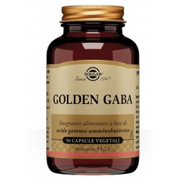 Solgar Golden Gaba Integratore Rilassante per Dormire e per Colite da Stress 50 Capsule Solgar Golden Gaba Integratore Rilassante per Dormire e per Colite da Stress 50 Capsule