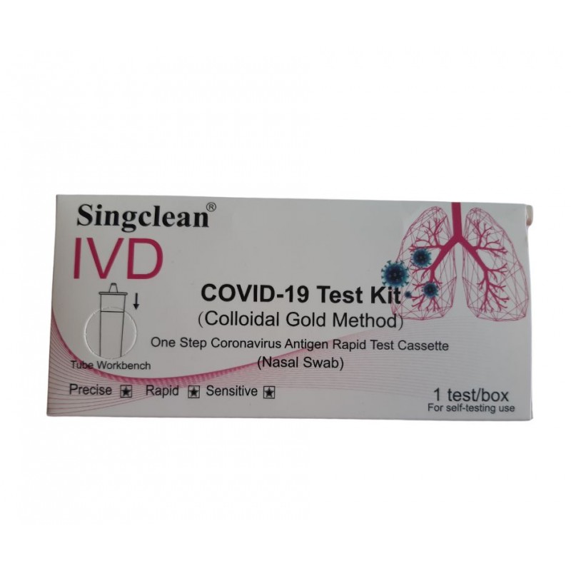 SingClean Tampone Nasale Covid Variante Omicron 1 Test