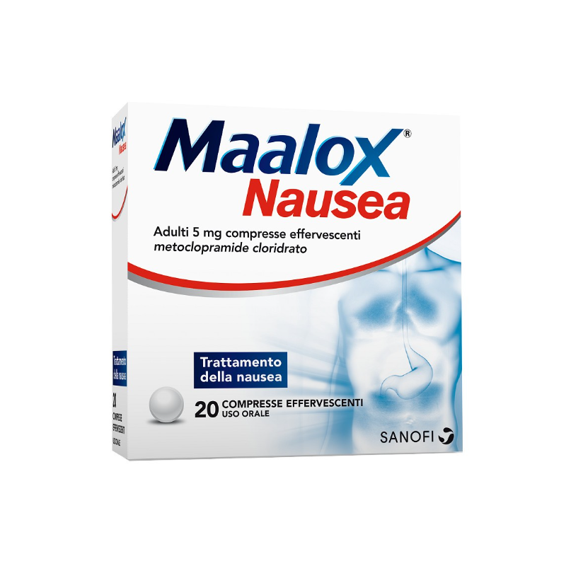 Maalox Nausea contro Nausea e Cattiva Digestione 20 Compresse