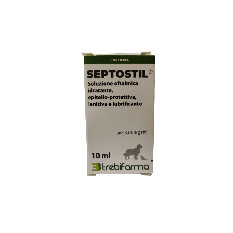 Septostil Soluzione Idratante Lenitiva Gocce Cani e Gatti 10ml Septostil Soluzione Idratante Lenitiva Gocce Cani e Gatti 10ml
