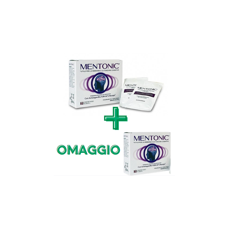 PROMO Mentonic Integratore Memoria 14 Bustine + CONFEZIONE OMAGGIO