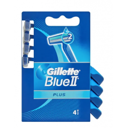 Gillette Blue II Plus Usa&Getta Lamette per La Barba 4 Pezzi Gillette Blue II Plus Usa&Getta Lamette per La Barba 4 Pezzi