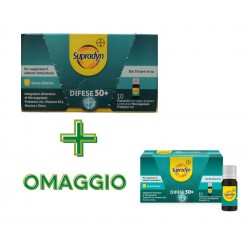PROMO Supradyn Difese 50+ Sistema Immunitario Over 50 10 Flaconcini + CONFEZIONE OMAGGIO PROMO Supradyn Difese 50+ Sistema Immunitario Over 50 10 Flaconcini + CONFEZIONE OMAGGIO