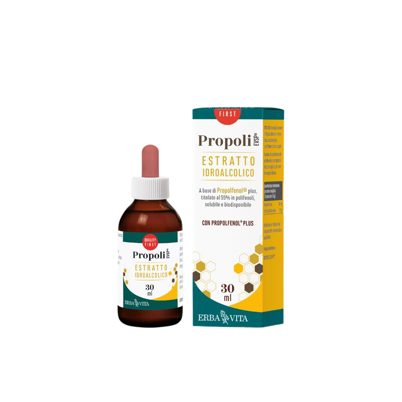 Erba Vita Propoli EVSP Estratto Idroalcolico Integratore per La Gola 30ml Erba Vita Propoli EVSP Estratto Idroalcolico Integratore per La Gola 30ml
