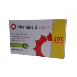 Metagenics Vitamina D 2000 U.I. 168 Compresse Masticabili