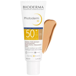 Photoderm Solari M Crema Solare Viso Colorata Colorazione Dorata SPF50+ 40ml