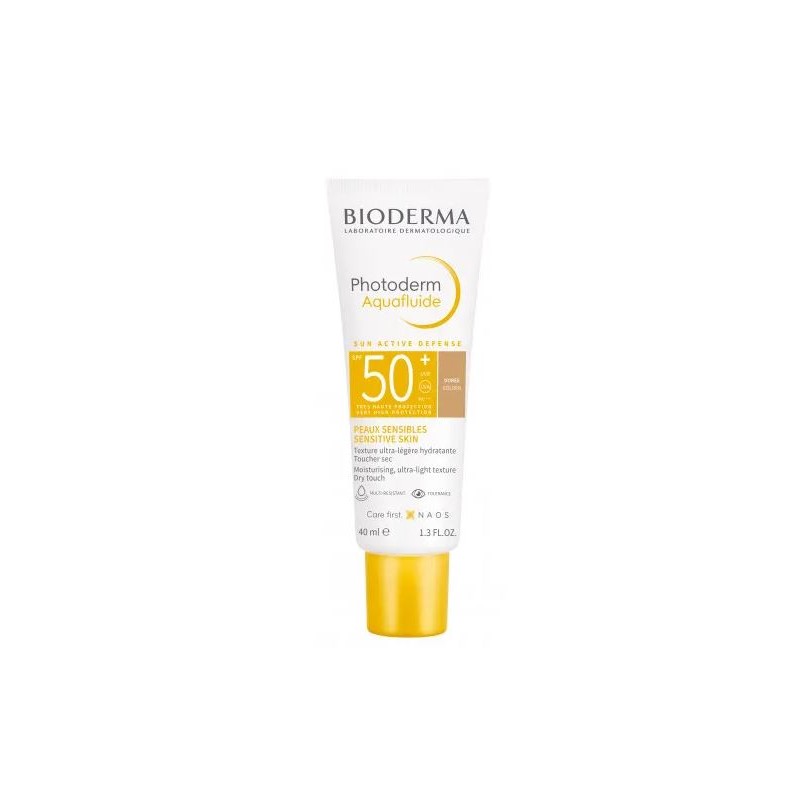 Photoderm Solari Aquafluide Acqua Solare Viso Colorazione Dorata SPF50+ 40ml Photoderm Solari Aquafluide Acqua Solare Viso Colorazione Dorata SPF50+ 40ml