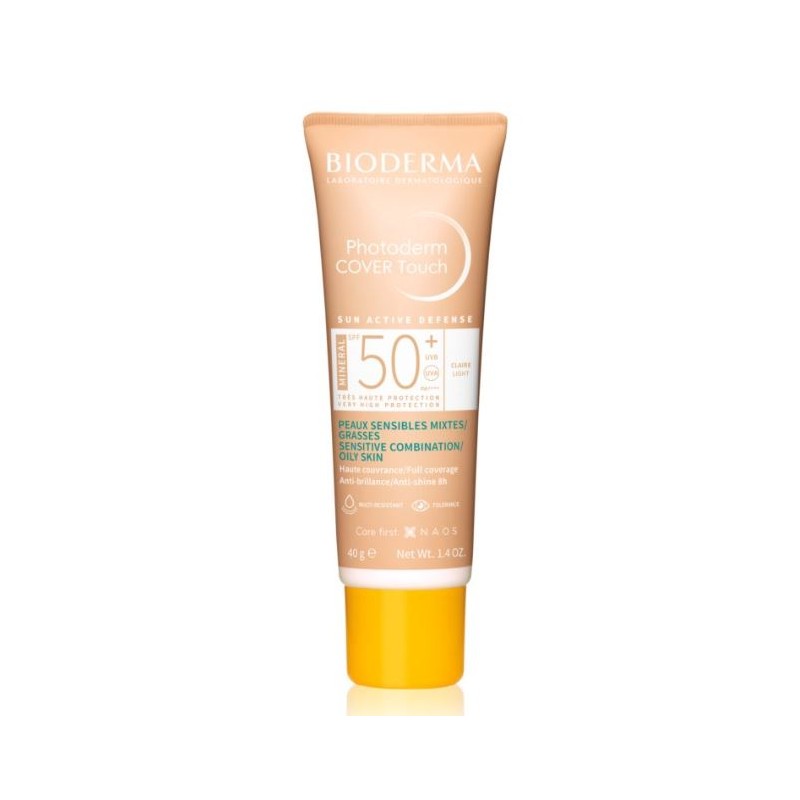 Photoderm Solari Mineral Cover Touch Crema Solare Colorazione Chiara SPF50+ 40ml Photoderm Solari Mineral Cover Touch Crema Solare Colorazione Chiara SPF50+ 40ml