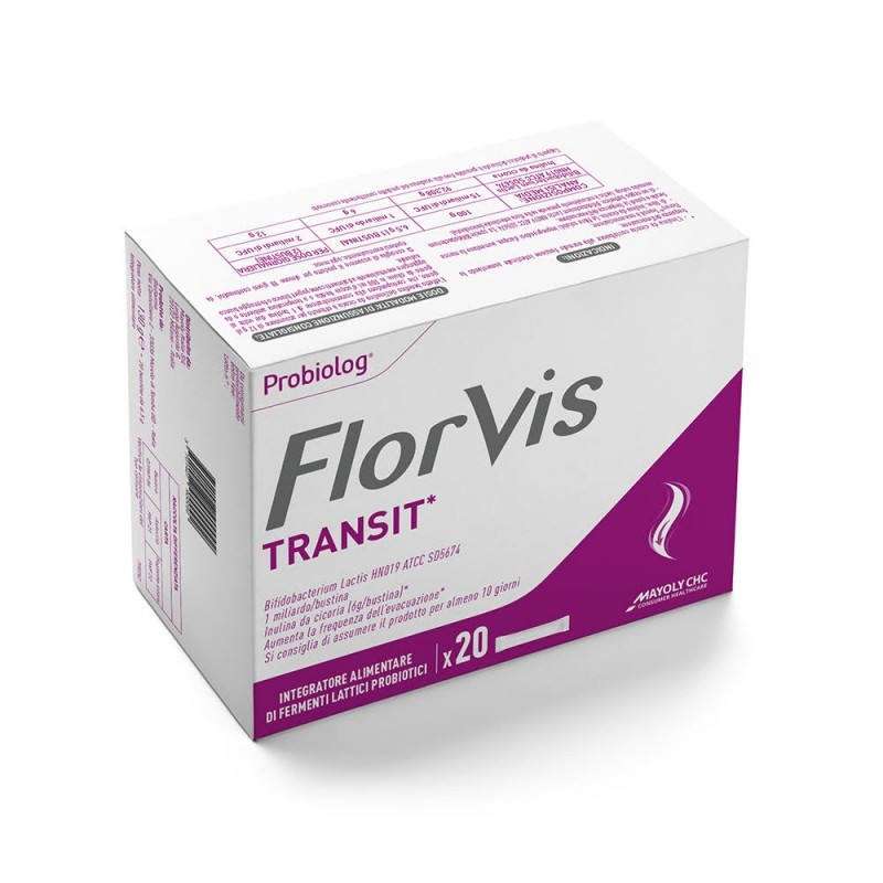 FlorVis Transit Integratore per la Stitichezza 20 Bustine