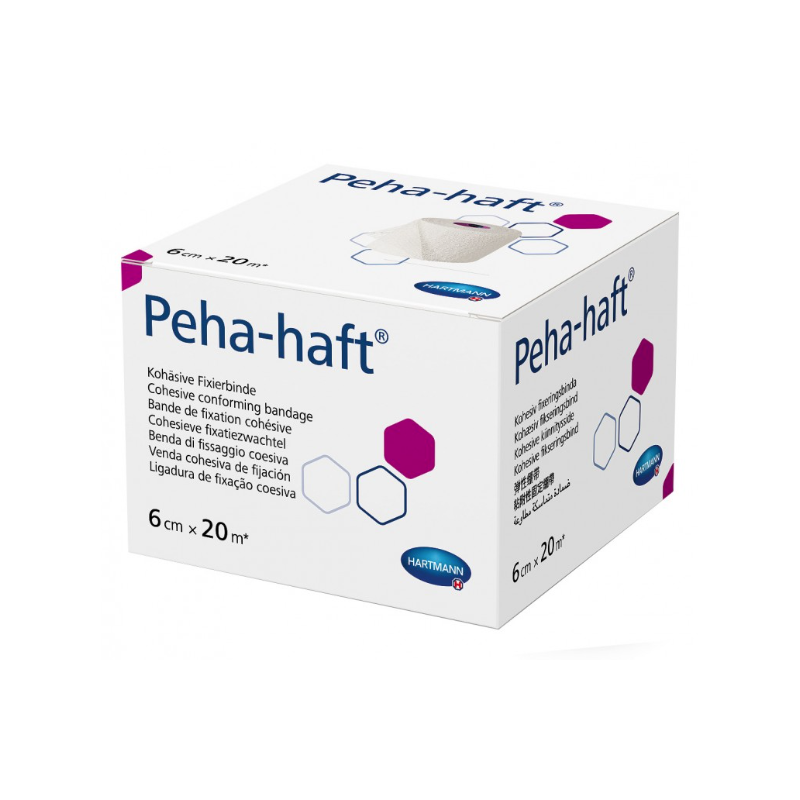 Peha Haft Benda Elastica Autoadesiva con Estensibilità al 100% 6cm x 20m -  TuttoFarma