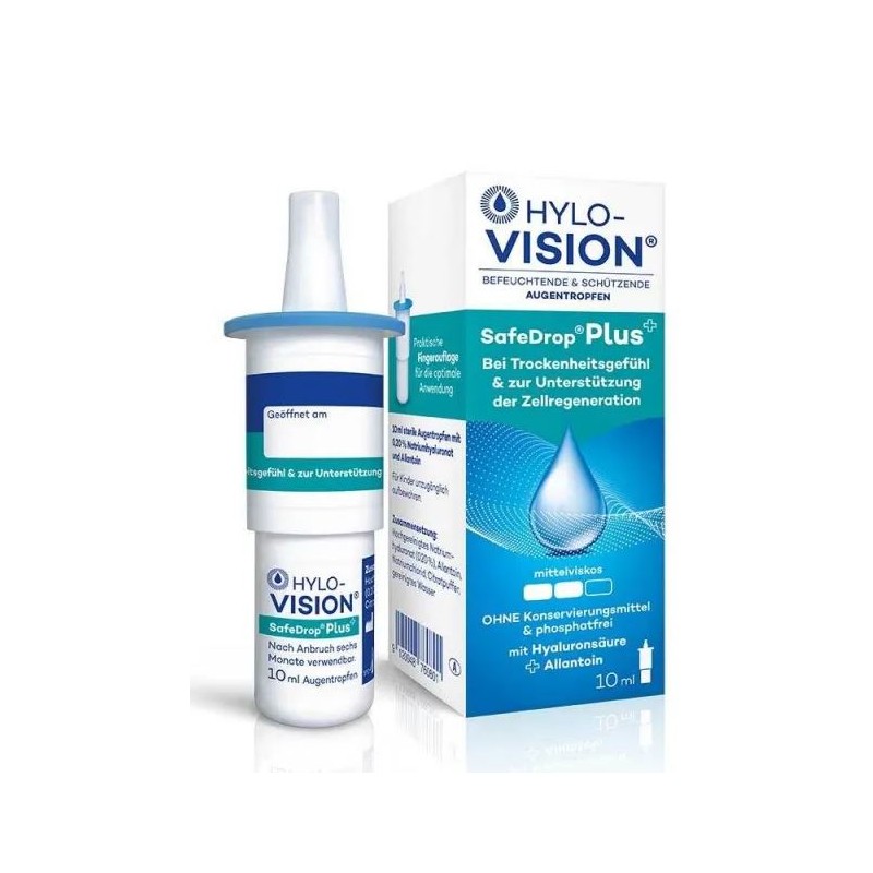 Hylovision SafeDrop Plus Collirio Secchezza Oculare 10ml